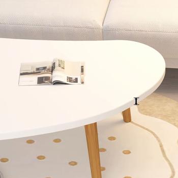 Preview: MuXing Couchtisch, moderner Beistelltisch als Teetisch oder Nachttisch, kleiner Wohnzimmertisch für Schlafzimmer und Wohnbereich