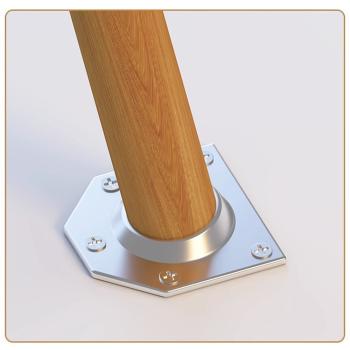 Preview: MuXing Couchtisch, moderner Beistelltisch als Teetisch oder Nachttisch, kleiner Wohnzimmertisch für Schlafzimmer und Wohnbereich