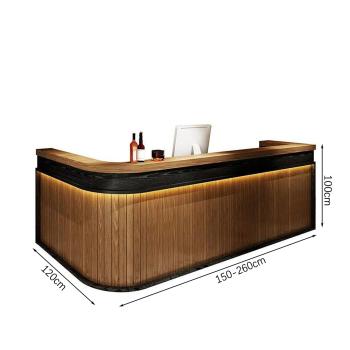 Muxing Maßanfertigung Bartheke Empfangstheke Empfangstresen Bartisch Ladentheke Verkaufstheke Kassentheke Theke /Muhei/