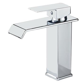 Preview: Muxing Wasserhahn, Waschtischarmatur, Unterbauarmatur, Keramikventil-Armatur, galvanisierte Armatur, Badarmatur