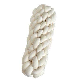 Muxing Dekokissen  Schlafzimmerkissen  Zopfmuster-Dekokissen  Sofakissen  Dekoratives Dekokissen  17 x 17 x 50 cm