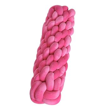 Muxing Dekokissen  Schlafzimmerkissen  Zopfmuster-Dekokissen  Sofakissen  Dekoratives Dekokissen  17 x 17 x 50 cm