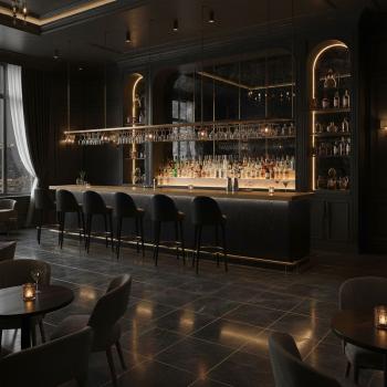 Preview: Muxing Bartheke,Restauranttheke，Ladentheke，Empfangstheke，Kassentheke ，Maßgefertigte Bartheke Schwarz