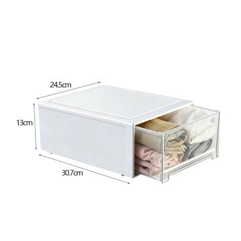 Schuhboxen transparent stapelbar Schuhaufbewahrung Box