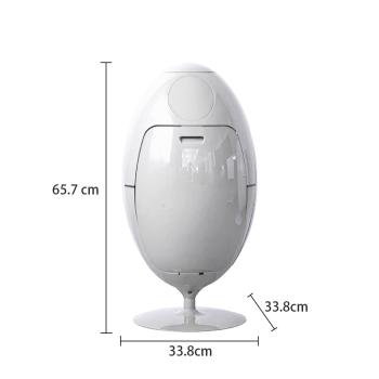 Muxing Mülleimer, Ei-förmiger Mülleimer, Kreativer Mülleimer, Mülltrennsystem, Haushaltsmülleimer
