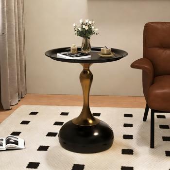 Muxing Beistelltisch, Nachttisch, minimalistischer Beistelltisch, moderner Beistelltisch, Beistelltisch rund 40 × 40 × 53 cm