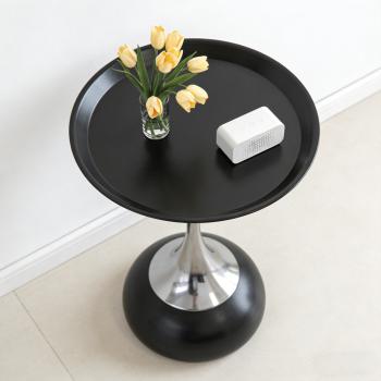 Muxing Beistelltisch, Nachttisch, minimalistischer Beistelltisch, moderner Beistelltisch, Beistelltisch rund 40 × 40 × 53 cm