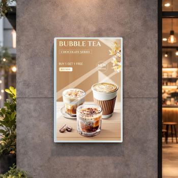 Muxing Wandmontierter Leuchtkasten, LED-beleuchtetes Menü-Display, Werbedisplay