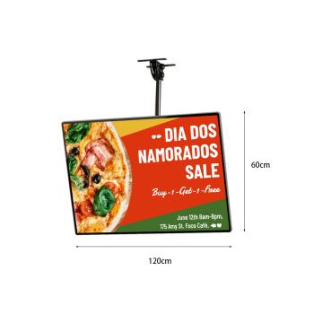 MuXing LED-Leuchtrahmen, Werberahmen, Lichtkasten, Lichtbox – geeignet für Geschäfte und Restaurants