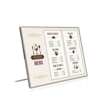 Preview: Muxing LED Leuchtkasten, Menü-Display, Werbedisplay, verstellbarer Winkel