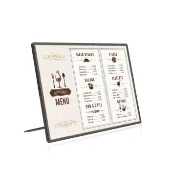 Muxing LED Leuchtkasten, Menü-Display, Werbedisplay, verstellbarer Winkel