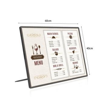 Muxing LED Leuchtkasten, Menü-Display, Werbedisplay, verstellbarer Winkel