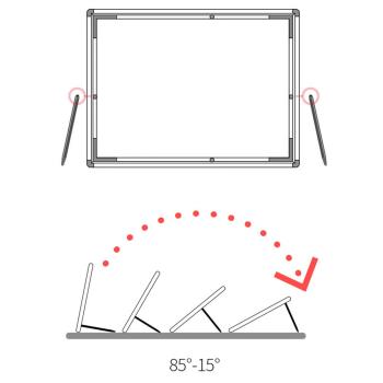 Muxing LED Leuchtkasten, Menü-Display, Werbedisplay, verstellbarer Winkel
