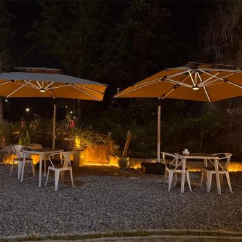 MuXing Balkonschirm, Garten-Sonnenschirm, Terrassenschirm, Gastro-Sonnenschirm, Outdoor Sonnenschirm