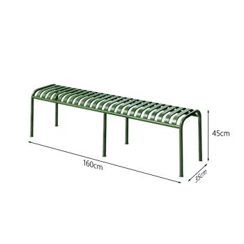 MuXing Gartenmöbel Tisch- und Stuhlset – Outdoor Eisenmöbel, geeignet für Gartenrestaurants, Cafés und andere Außenbereiche, grün【HYZL】