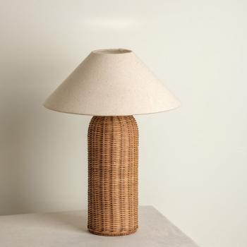 Muxing Tischlampe Nachttischlampe Schreibtischlampe Rattan-Tischlampe Bettlampe LED-Tischlampe Stimmungslicht