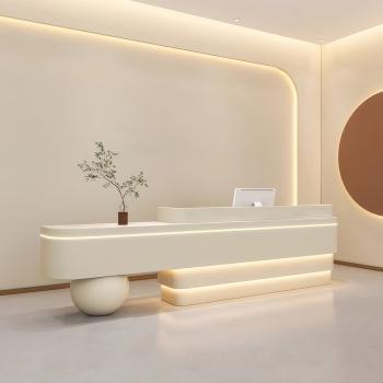 Preview: Muxing Kassen­tresen für Geschäft,Empfangstresen für Modeboutique,Firmen-Bar­tresen, Empfangstresen,Firmen-Rezeptionstresen