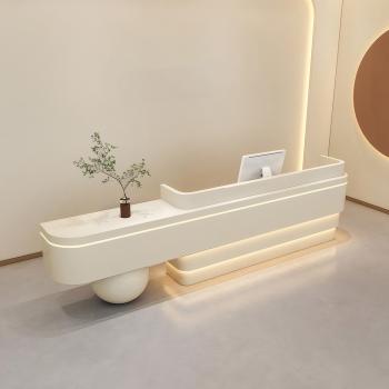 Preview: Muxing Kassen­tresen für Geschäft,Empfangstresen für Modeboutique,Firmen-Bar­tresen, Empfangstresen,Firmen-Rezeptionstresen