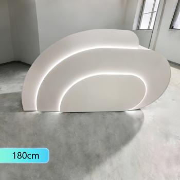 Muxing Salon Geschäft Empfangstisch Laden Kasse Kurvige Theke Gebogene Bar【SQQ】