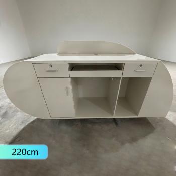 Muxing Salon Geschäft Empfangstisch Laden Kasse Kurvige Theke Gebogene Bar【SQQ】