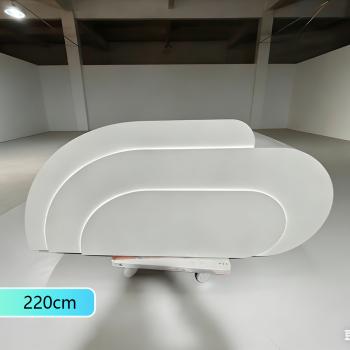 Muxing Salon Geschäft Empfangstisch Laden Kasse Kurvige Theke Gebogene Bar【SQQ】