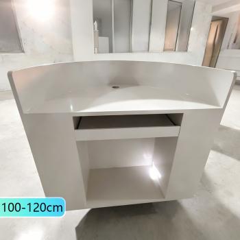 Muxing Empfangstheke Theke geschwungene Tresen Kasse Empfangstresen