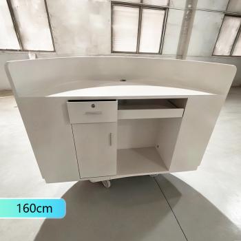 Muxing Empfangstheke Theke geschwungene Tresen Kasse Empfangstresen