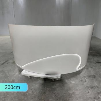 Muxing Empfangstheke Theke geschwungene Tresen Kasse Empfangstresen