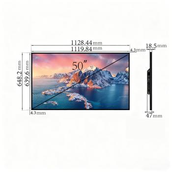 Preview: Muxing Digitales Werbedisplay Kundenstopper, mit automatischem Media Player, Gewerbliche Nutzung, 50-Zoll Stehender Werbemonitor /LSGGJ50B/