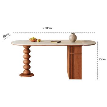 Muxing Esstisch, Tisch, ovaler Esstisch, Familien-Esstisch, Esstisch für mehrere Personen