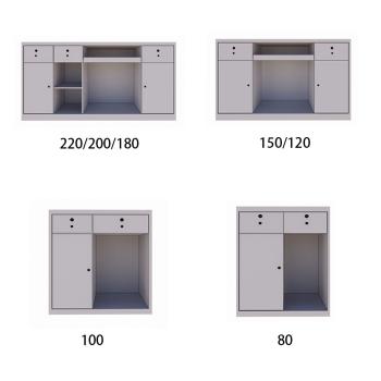 Muxing Bartheke, Kassentheke, Edelstahl-Bartheke, Metall-Bartheke, minimalistische Metall-Bartheke