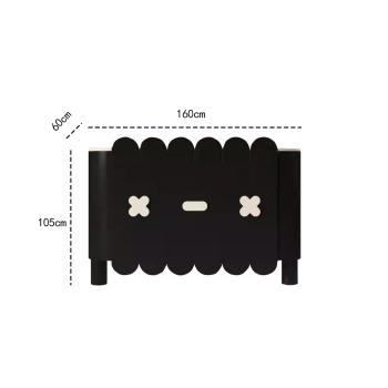 Muxing Kassentheke für Bekleidungsgeschäft, Kassentheke für Beautysalon, Empfangstheke, Rezeptionstheke, Gewerbetheke, Schwarze Theke