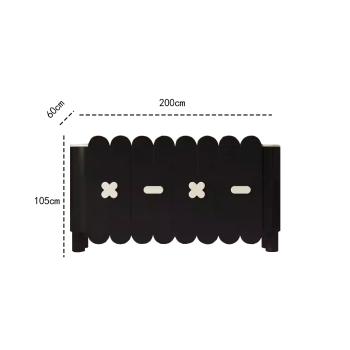 Muxing Kassentheke für Bekleidungsgeschäft, Kassentheke für Beautysalon, Empfangstheke, Rezeptionstheke, Gewerbetheke, Schwarze Theke