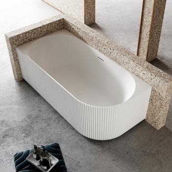 Preview: Muxing Badewanne, Acryl-Badewanne, freistehende Badewanne, Gestreifte Badewanne, LED-Badewanne