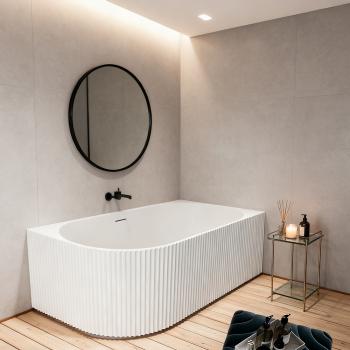 Muxing Badewanne, Acryl-Badewanne, freistehende Badewanne, Gestreifte Badewanne, LED-Badewanne