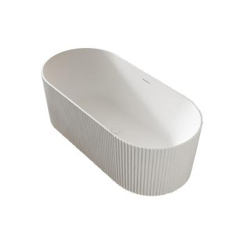 Muxing Badewanne, ovale Badewanne, freistehende Badewanne, Badewanne für das Badezimmer, gestreifte Badewanne, LED-Badewanne