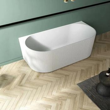 Preview: Muxing Badewanne, gestreifte Badewanne, wandnahe Badewanne, vertikal gestreifte Badewanne, LED-Badewanne