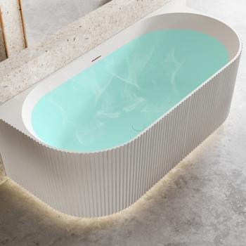 Preview: Muxing Badewanne, gestreifte Badewanne, wandnahe Badewanne, vertikal gestreifte Badewanne, LED-Badewanne