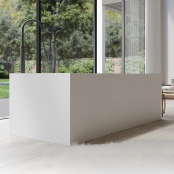 Preview: Muxing Badewanne, quadratische Badewanne, freistehende Badewanne, rechteckige Badewanne, matte Badewanne