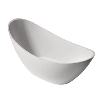 Muxing Badewanne, freistehende Badewanne, mondförmige Badewanne, Badewanne zum Baden, Badewanne für das Badezimmer