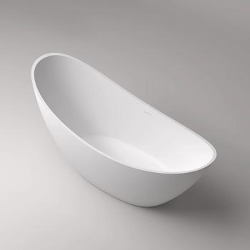 Muxing Badewanne, freistehende Badewanne, mondförmige Badewanne, Badewanne zum Baden, Badewanne für das Badezimmer