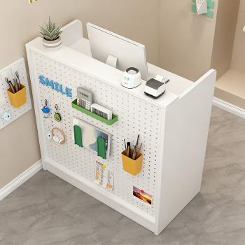 Preview: Muxing Bar, Theke, Empfangstheke, Lochwand-Bar, Kassentheke, Kleine Bartheke 80*40*94cm/DongDongBanBT-80/