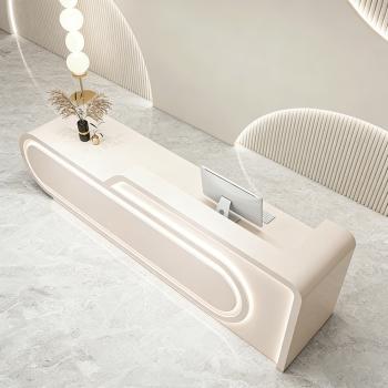 Muxing Bartheke, Theke, Empfangstheke, Geometrische Bartheke, Theke für Bekleidungsgeschäft, Bartheke für Schönheitskliniken