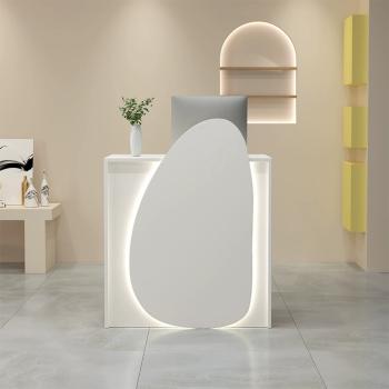 Muxing Bar Theke, Tresen, Empfangstheke, Bar Theke mit Runddesign, Kassentheke, kleine Bar Theke