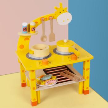 Großhandel B2B Spielhaus aus Holz pädagogisches Kinderspielzeug Grill Koch