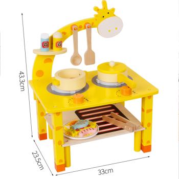 Großhandel B2B Spielhaus aus Holz pädagogisches Kinderspielzeug Grill Koch