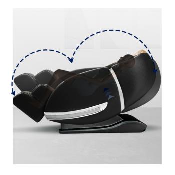 Muxing 4D Massagesessel, Wärmefunktion, Sprachsteuerung,Zero Gravity, Bluetooth SL Schienen AM183B