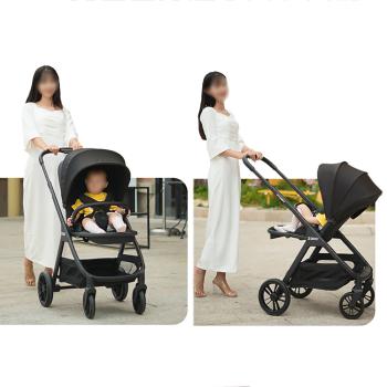 Großhandel B2B Kinderwagen + Babytragetasche 2 in 1 Zusammen klappbar mobil