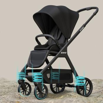 Großhandel B2B Kinderwagen + Babytragetasche 2 in 1 Zusammen klappbar mobil