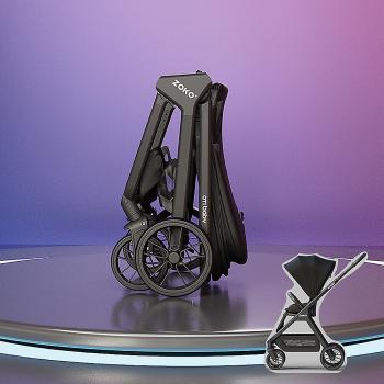 Großhandel B2B Kinderwagen + Babytragetasche 2 in 1 Zusammen klappbar mobil